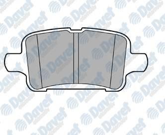 DELPHI LP3218 Arka Fren Balatasi Opel Astra K 15-